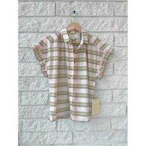 NWOT Trovata Birds of Paradise Marianne "B" Ruffle Shirt